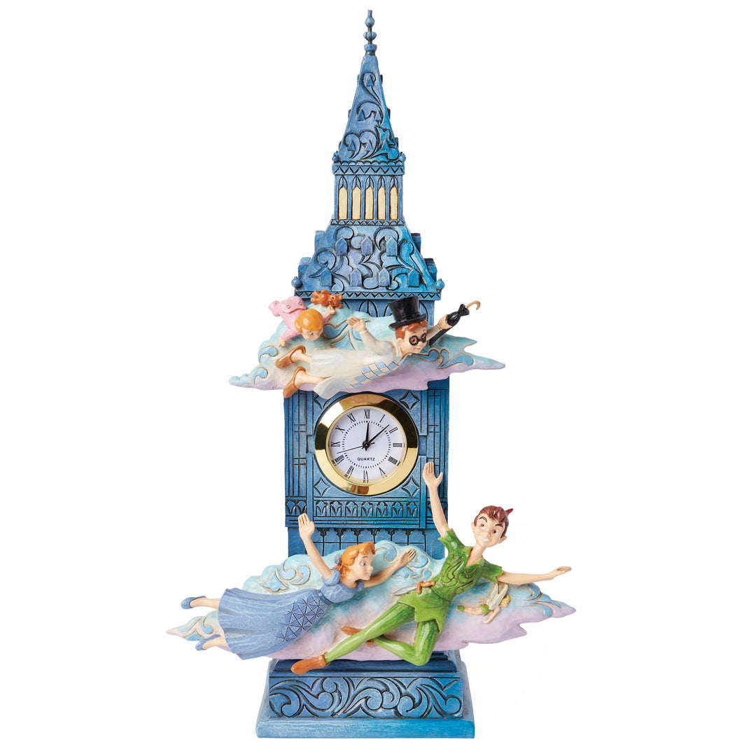 Time To Find Neverland (Peter Pan Clock) - Disney Traditions by Jim Shore