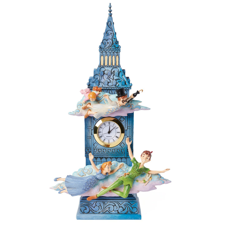 Time To Find Neverland (Peter Pan Clock) - Disney Traditions by Jim Shore