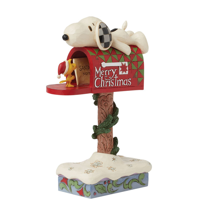 Woodstock's Wishes (Snoopy & Woodstock Mail Figurine) - Peanuts by Jim Shore