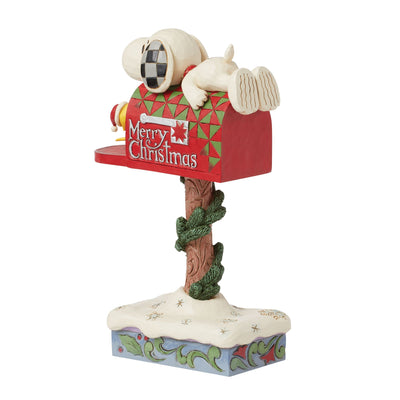 Woodstock's Wishes (Snoopy & Woodstock Mail Figurine) - Peanuts by Jim Shore