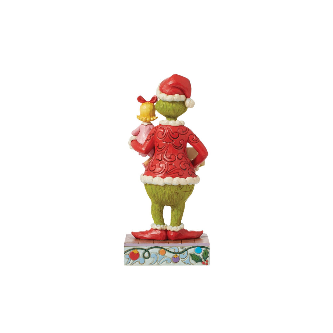 Grinch and Cindy-Lou with Naughty / Nice Sign Figurine - The Grinch by Jim Shore