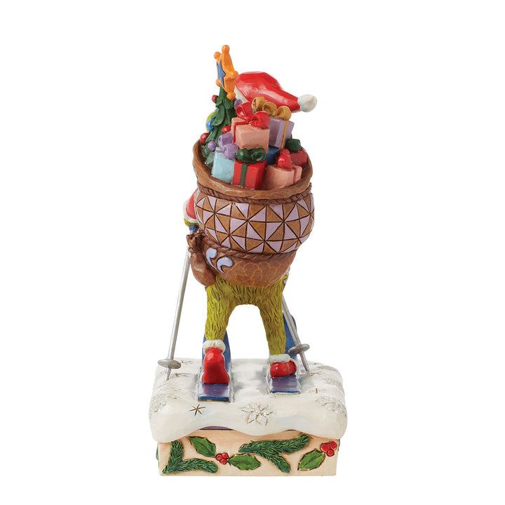 Grinch Skiing Figurine - The Grinch by Jim Shore