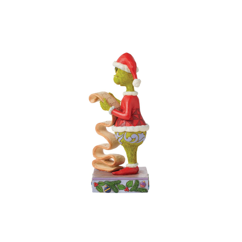 Grinch Holding Nighty / Nice List Figurine - The Grinch by Jim Shore