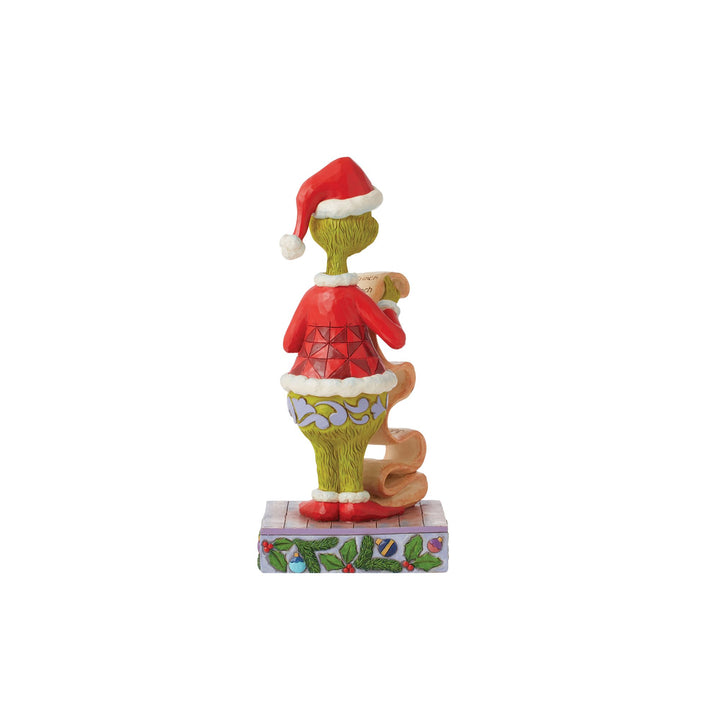 Grinch Holding Nighty / Nice List Figurine - The Grinch by Jim Shore