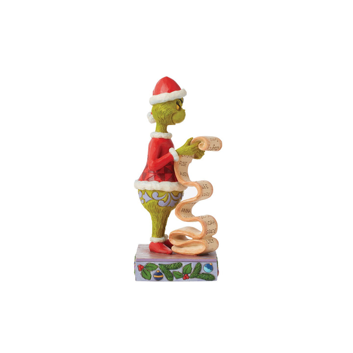 Grinch Holding Nighty / Nice List Figurine - The Grinch by Jim Shore