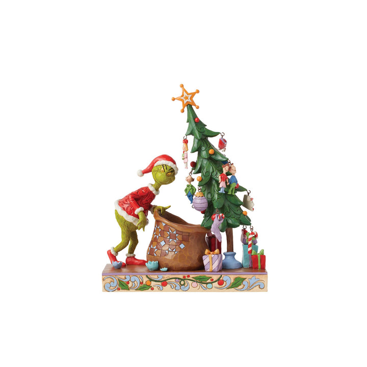 Grinch Decoratable Countdown Tree Figurine - The Grinch by Jim Shore