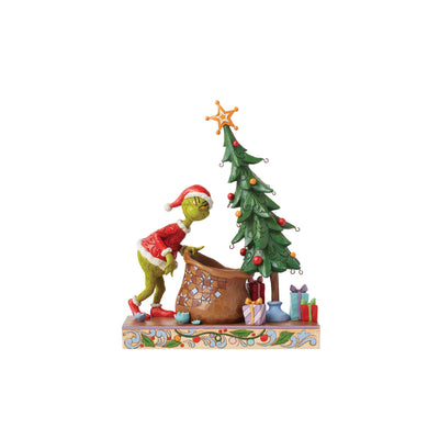 Grinch Decoratable Countdown Tree Figurine - The Grinch by Jim Shore