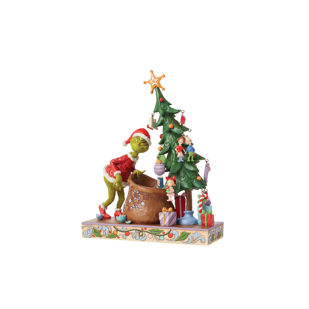 Grinch Decoratable Countdown Tree Figurine - The Grinch by Jim Shore