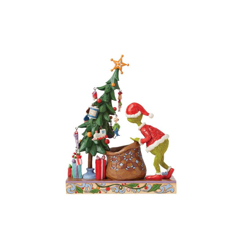 Grinch Decoratable Countdown Tree Figurine - The Grinch by Jim Shore
