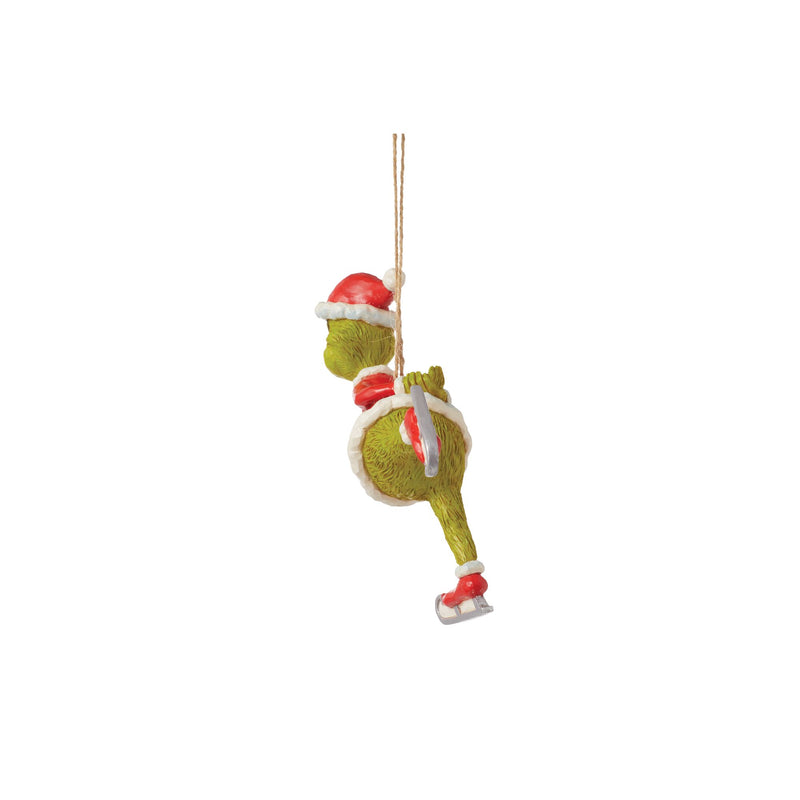 The Grinch Ice Skating Hanging Ornament - The Grinch by Jim Shore