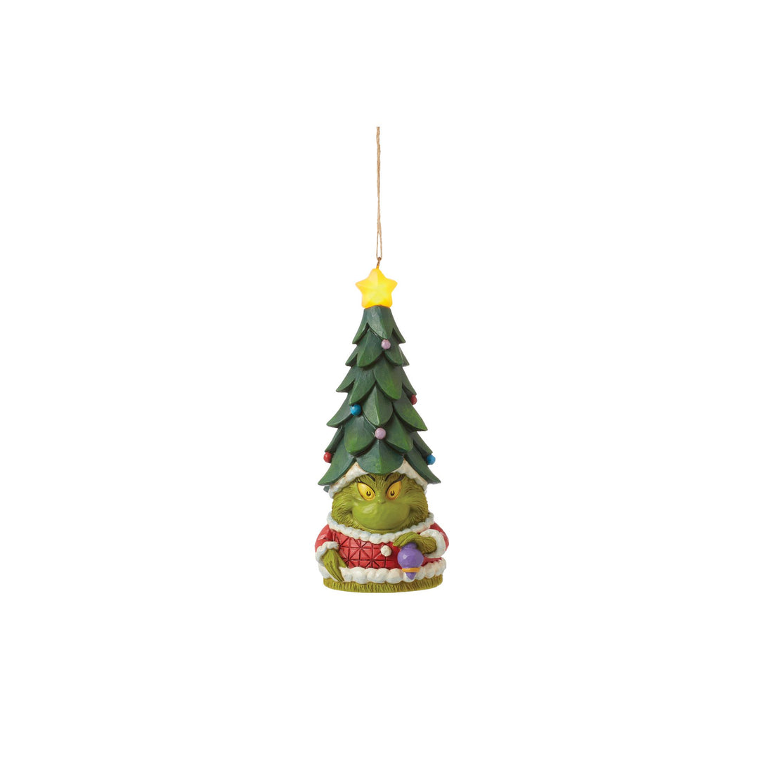 The Grinch Light Up Gnome Hanging Ornament - The Grinch by Jim Shore