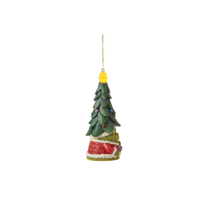 The Grinch Light Up Gnome Hanging Ornament - The Grinch by Jim Shore