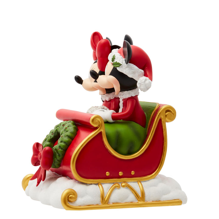 Christmas Mickey and Minnie Mouse Figurine by Disney Showcase