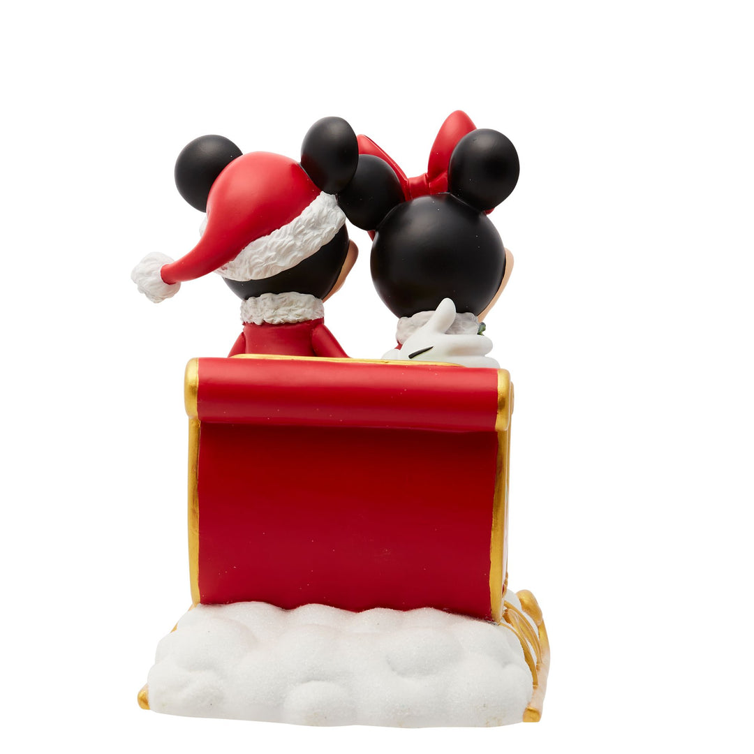 Christmas Mickey and Minnie Mouse Figurine by Disney Showcase