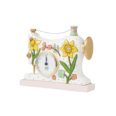Sewing Machine Desk Clock by Allen Designs