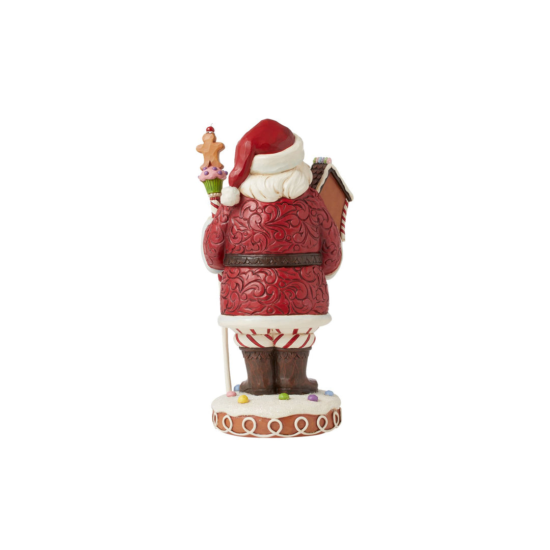 Have A Sweet Christmas (Gingerbread Santa with Staff) - Heartwood Creek by Jim Shore