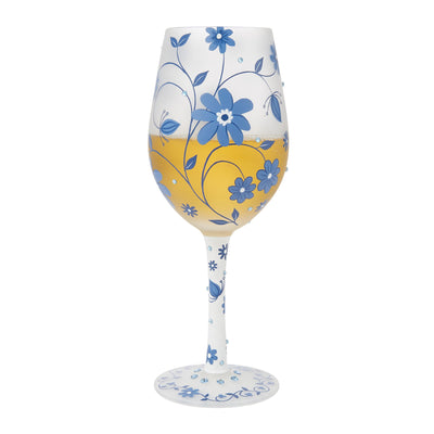 Chinoiserie Charm Wine Glass by Lolita