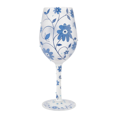 Chinoiserie Charm Wine Glass by Lolita