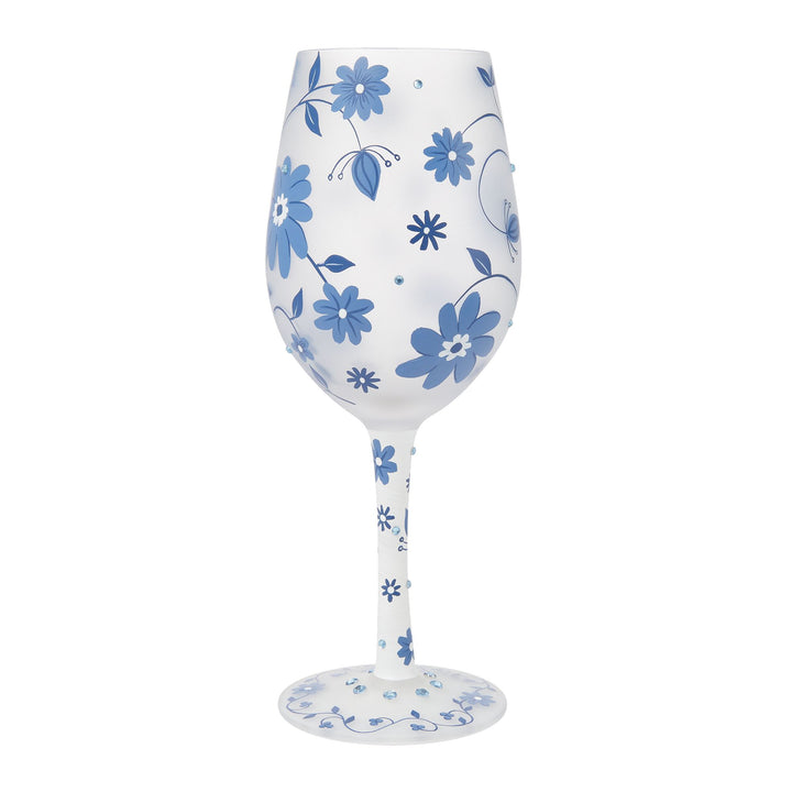 Chinoiserie Charm Wine Glass by Lolita