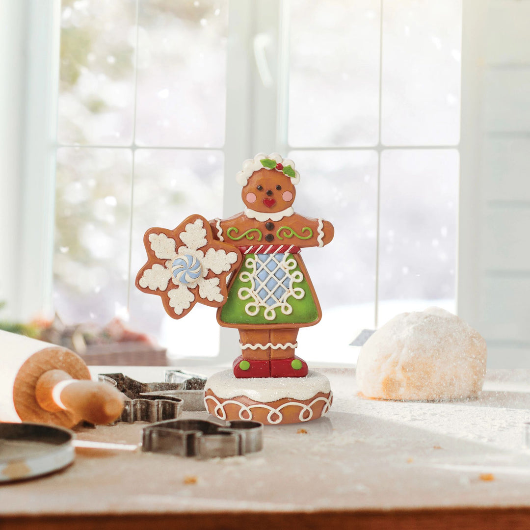 Gingerbread Sweetie (Gingerbread Girl Figurine) - Heartwood Creek by Jim Shore