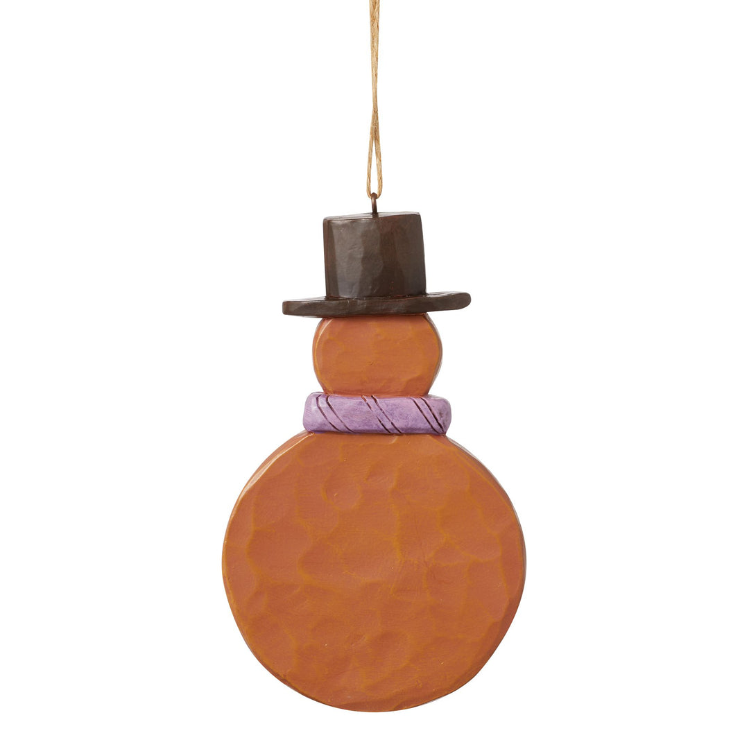 Gingerbread Snowman Cookie Hanging Ornament - Heartwood Creek by Jim Shore