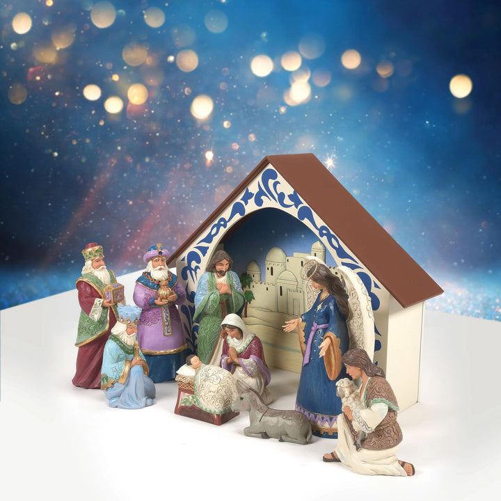 The Reason For The Season (Nativity Set of 10) - Heartwood Creek by Jim Shore