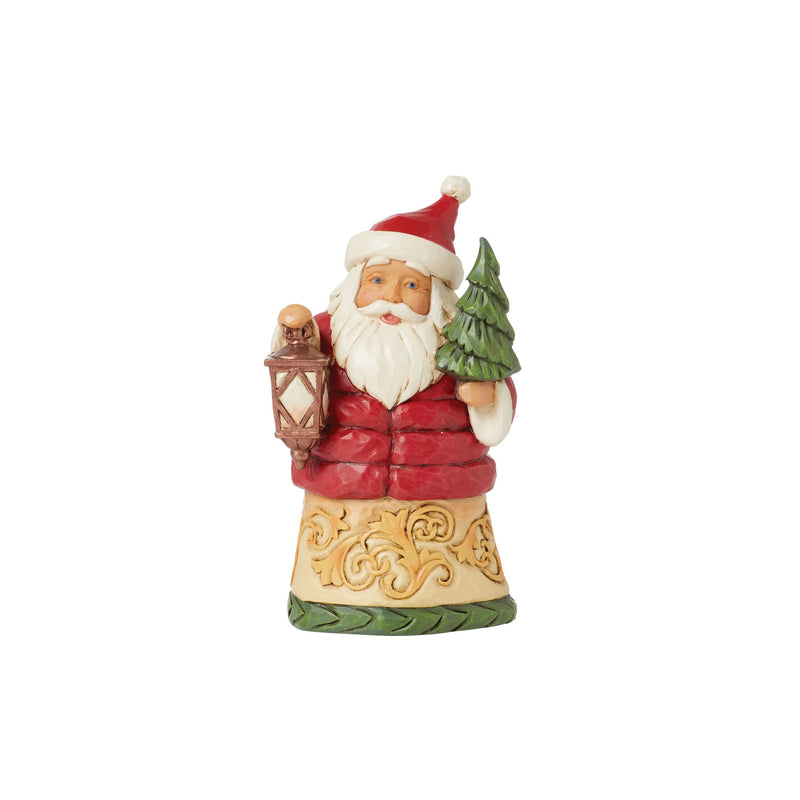 Santa in a Puffa Coat Mini - Heartwood Creek by Jim Shore