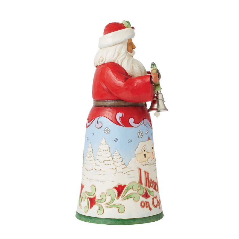 I Heard The Bells On Christmas Day (Limited Edition 18th Annual Christmas Song Santa Figurine) - Heartwood Creek by Jim Shore