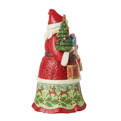 All Wrapped Ip (Santa with gifts Figurine) - Heartwood Creek by Jim Shore