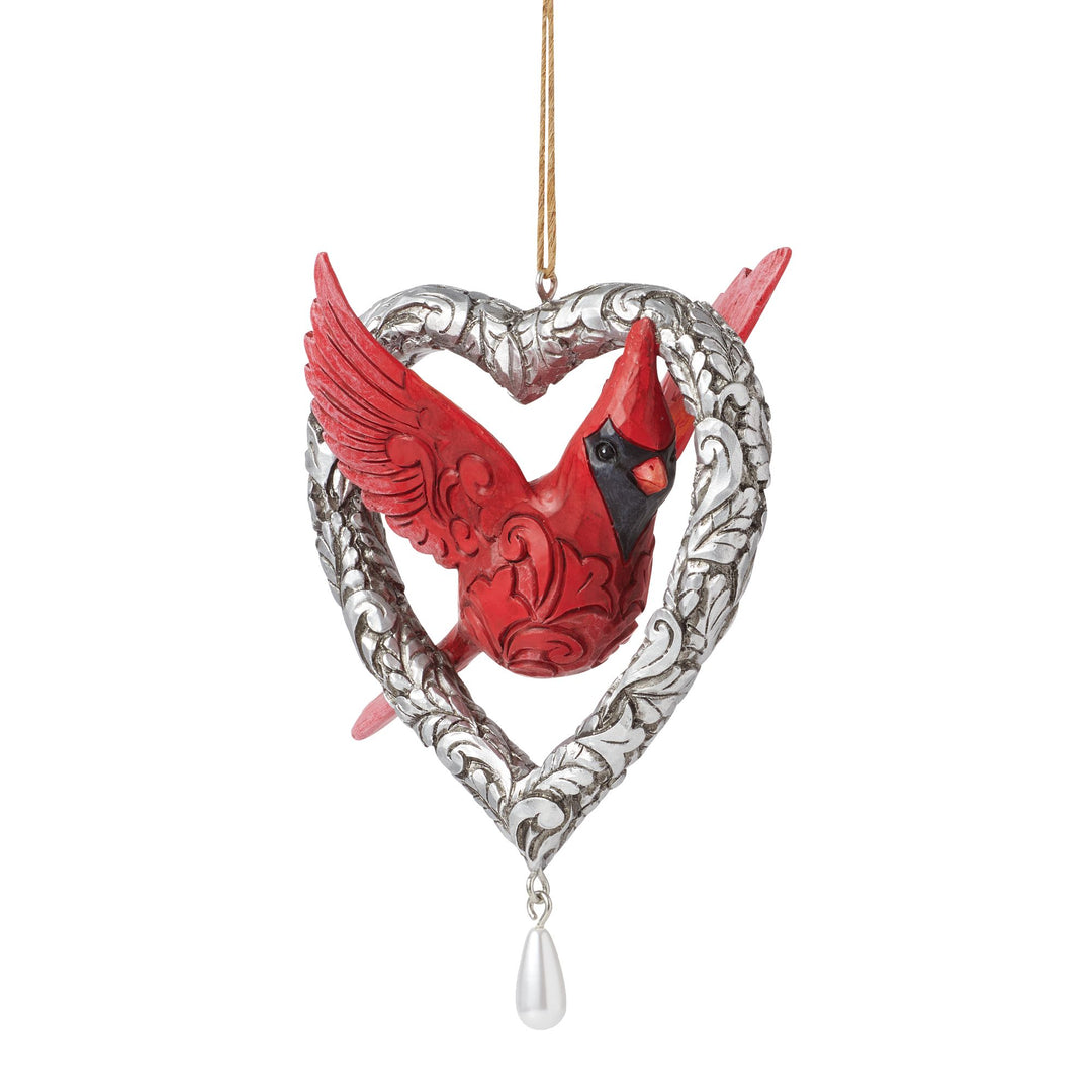 Forever in My Heart (Caring Cardinal Hanging Ornament) - Heartwood Creek by JimShore