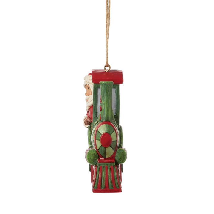 Santa Train Hanging Ornament - Heartwood Creek by Jim Shore