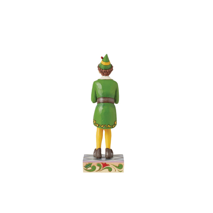 SANTA| I Know Him| (Excited Buddy the Elf Figurine) - Elf by Jim Shore