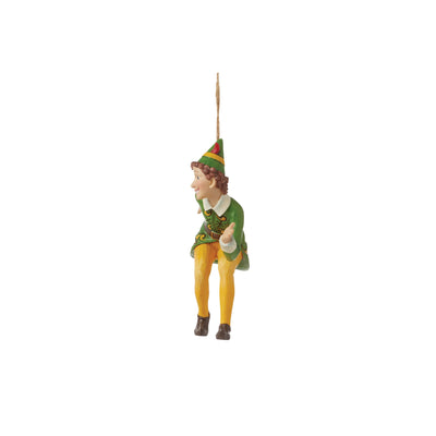 Crouching Buddy the Elf Hanging Ornament - Elf by Jim Shore