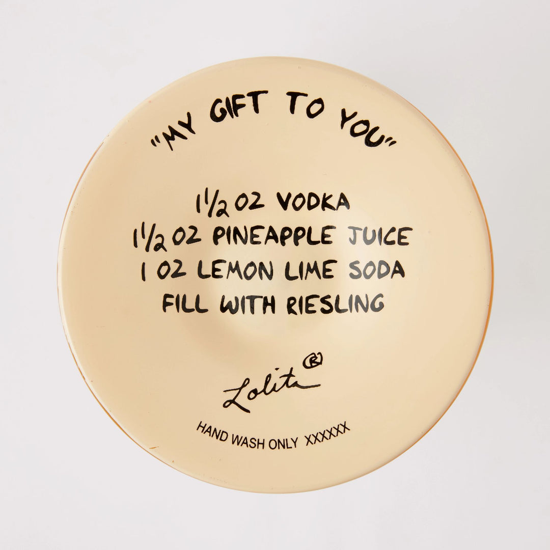 My Gift to You Wine Glass by Lolita