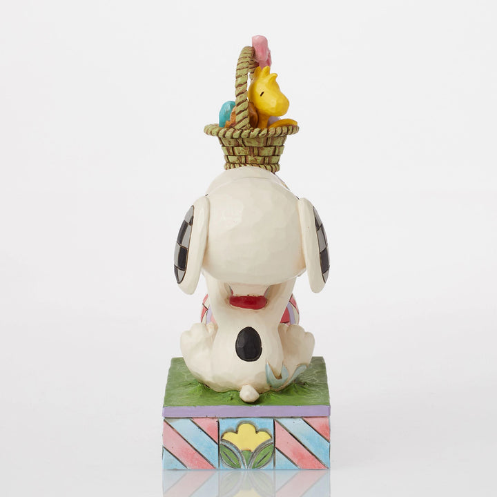 Eggcellent Tower (Snoopy & Woodstock Stacked Easter Eggs Figurine) - Peanuts byJim Shore