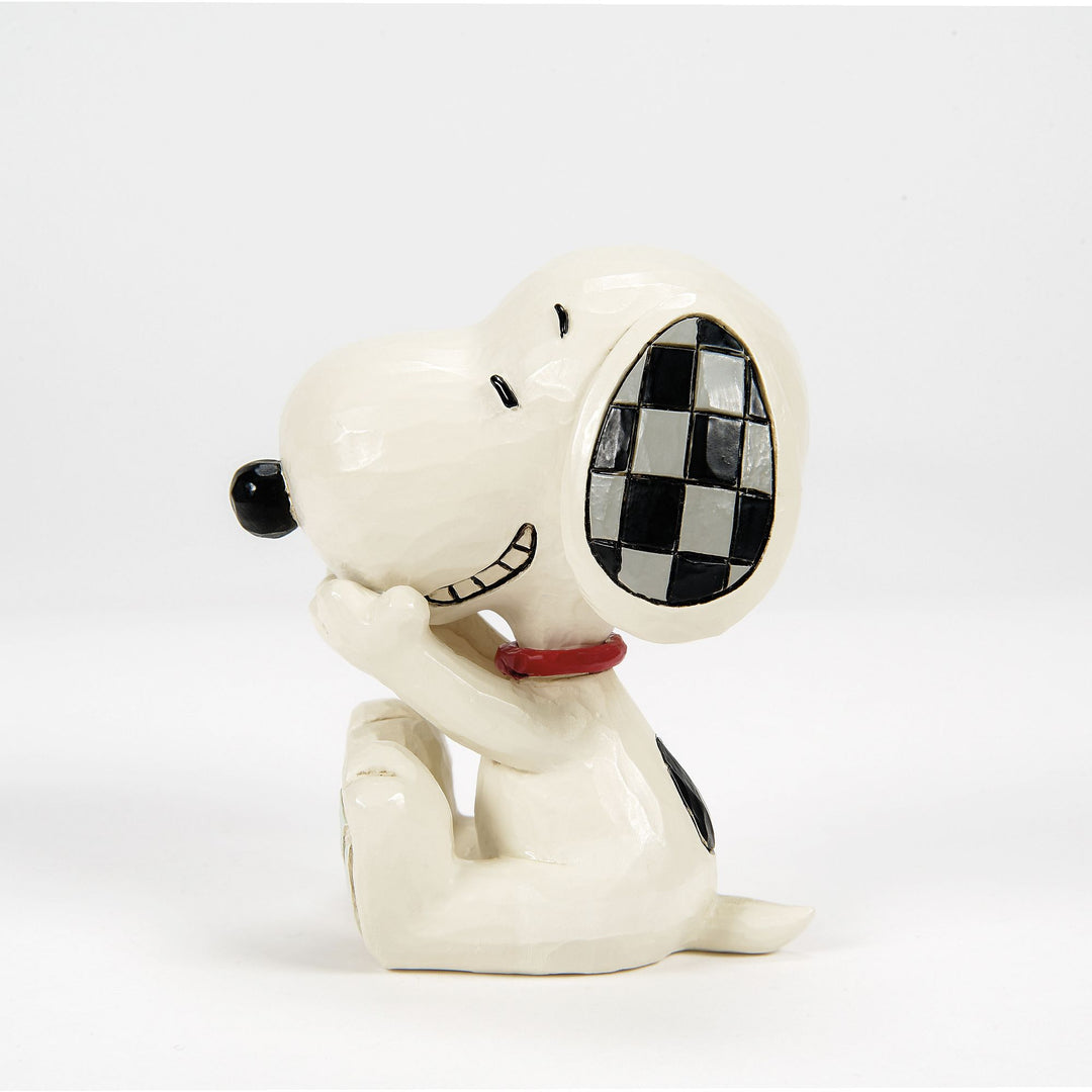 Laughing Snoopy Mini Figurine - Peanuts by Jim Shore
