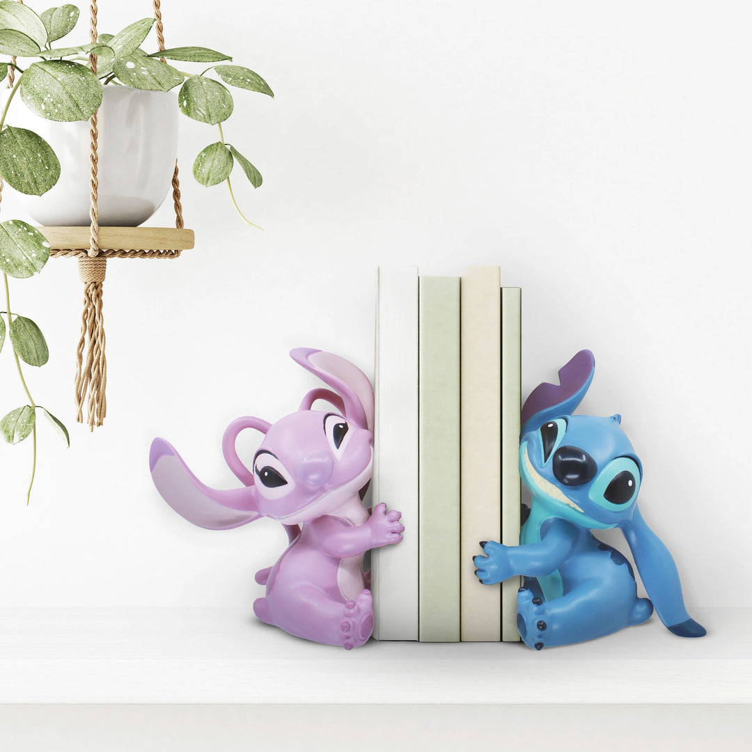 Stitch & Angel Bookends by Disney Showcase