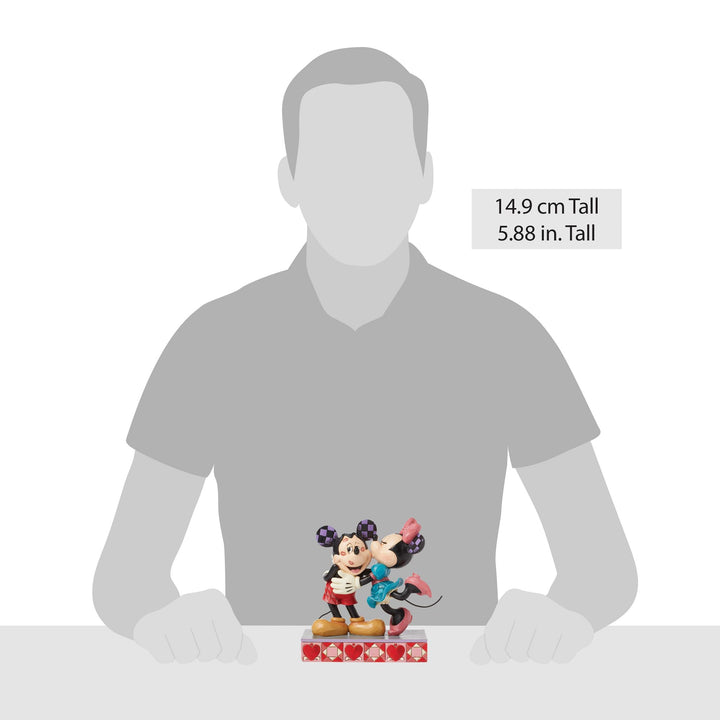 Hugs & Kisses (Mickey & Minnie Love Figurine) - Disney Traditions by Jim Shore
