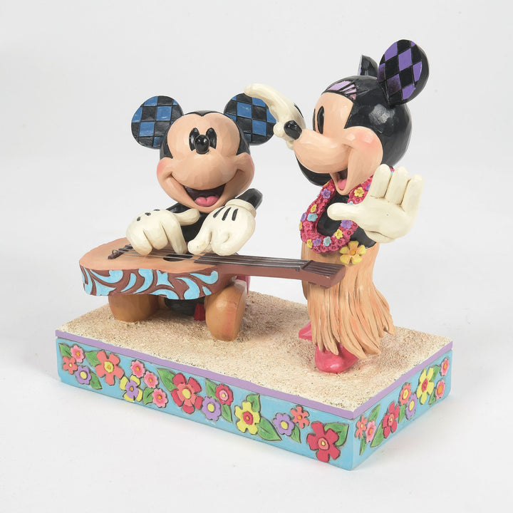 Hawaiian Holiday (Mickey & Minnie Hawaii Figurine) - Disney Traditions by Jim Shore