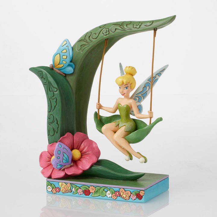 Suspended in Springtime Music (Tinker Bell on Swing Figurine) - Disney Traditions by Jim Shore