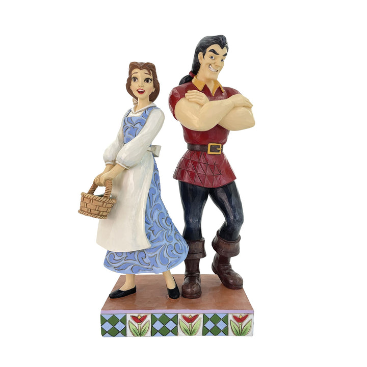 Brillitan & Boorish (Belle & Gaston Figurine) - Disney Traditions by Jim Shore