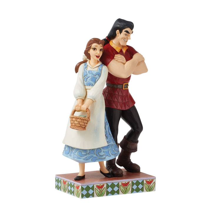 Brillitan & Boorish (Belle & Gaston Figurine) - Disney Traditions by Jim Shore