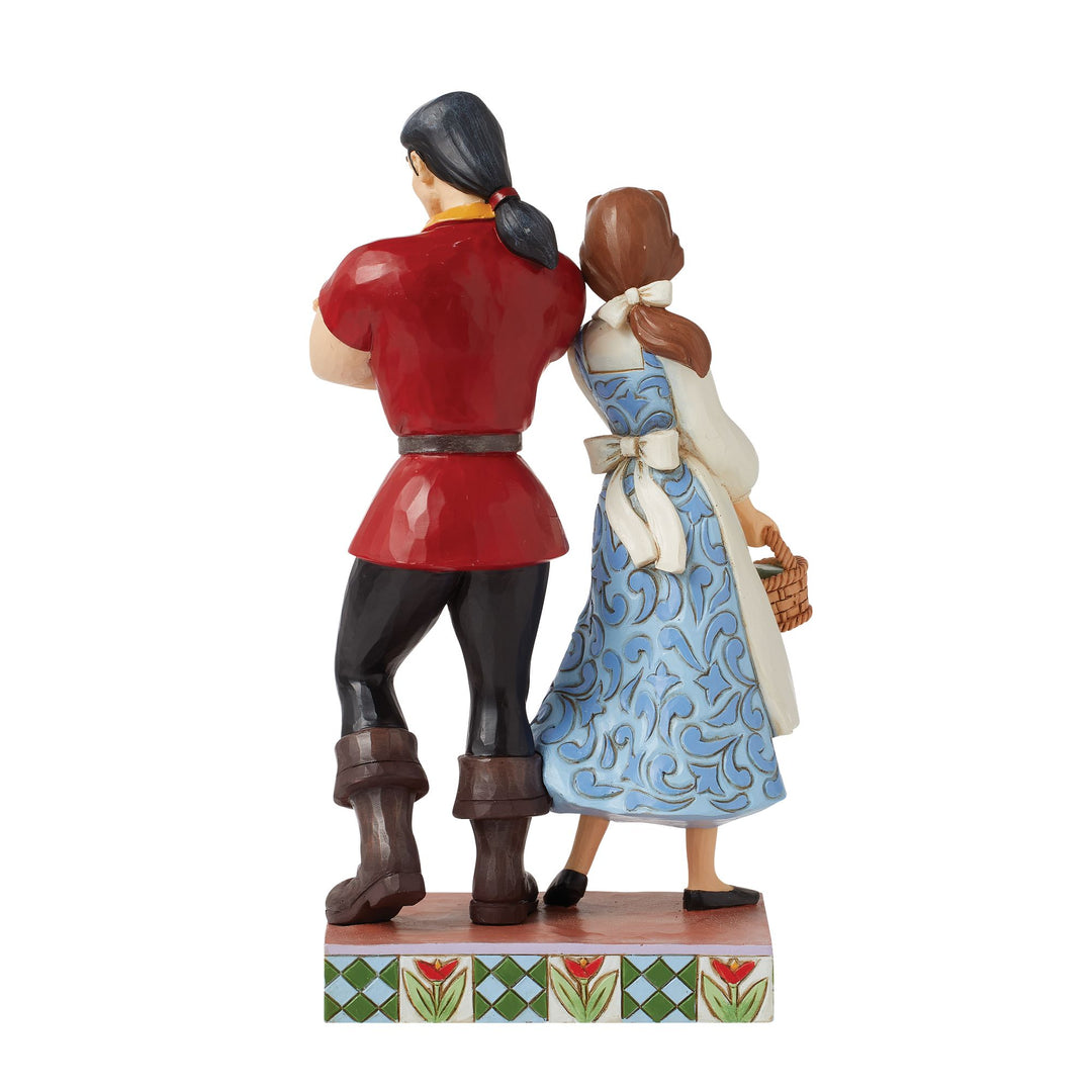 Brillitan & Boorish (Belle & Gaston Figurine) - Disney Traditions by Jim Shore