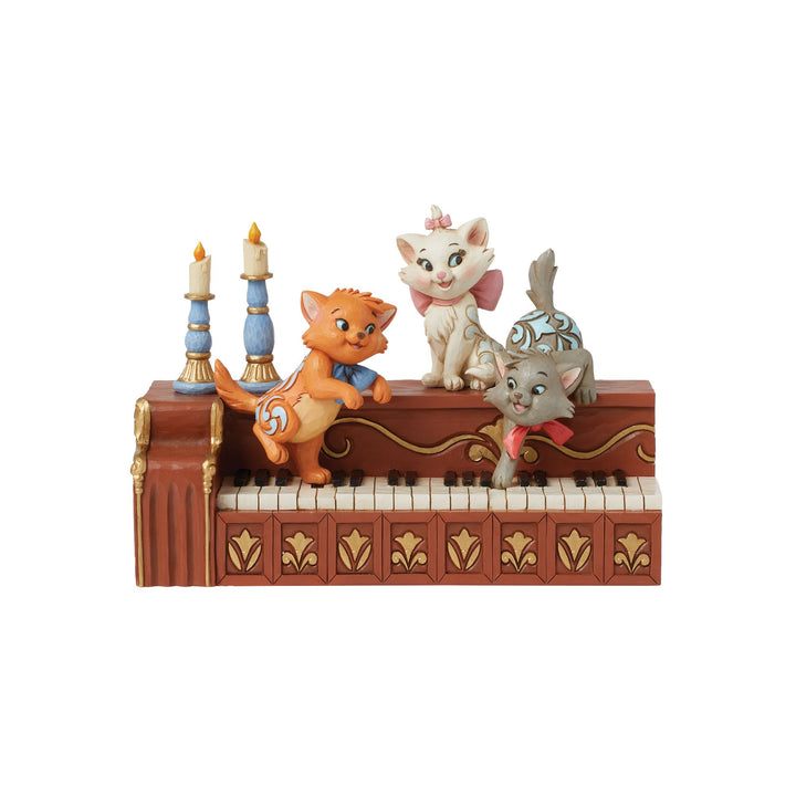 Paws at Play (Aristocats Kittens on Piano Figurine) - Disney Traditions by Jim Shore