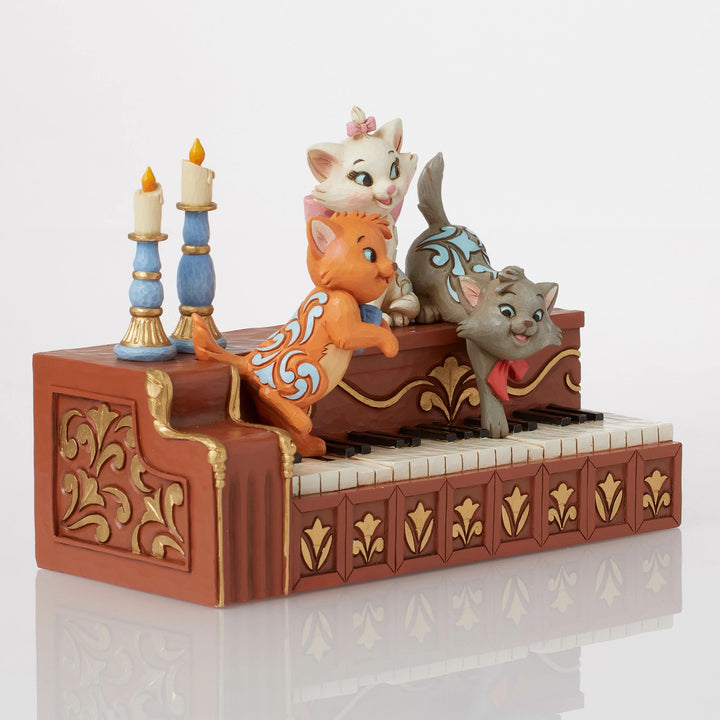 Paws at Play (Aristocats Kittens on Piano Figurine) - Disney Traditions by Jim Shore