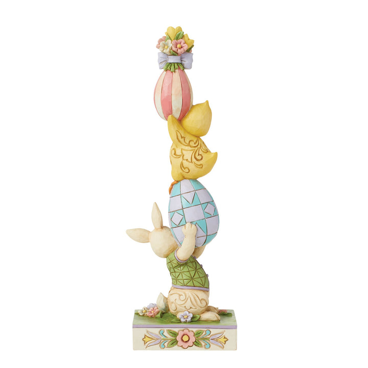 Playful Pile-up (Stacked Bunny Figurine) - Heartwood Creek by Jim Shore