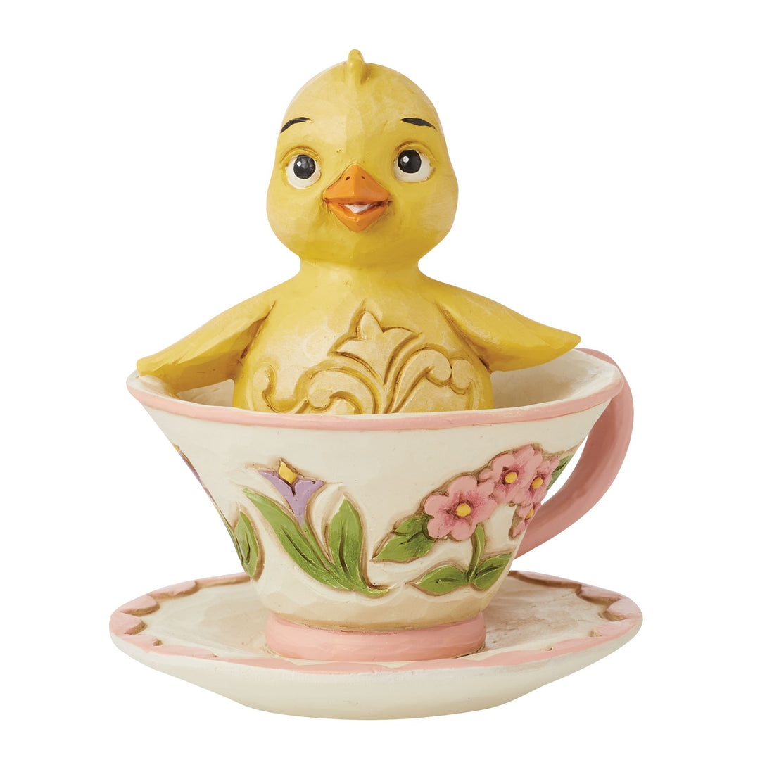 Tiny Chick in a Teacup Figurine - Heartwood Creek by Jim Shore