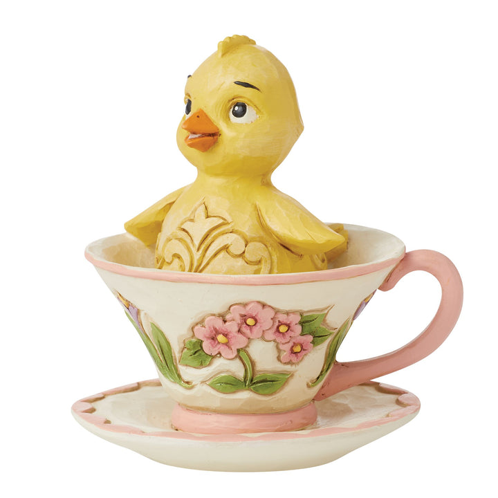 Tiny Chick in a Teacup Figurine - Heartwood Creek by Jim Shore