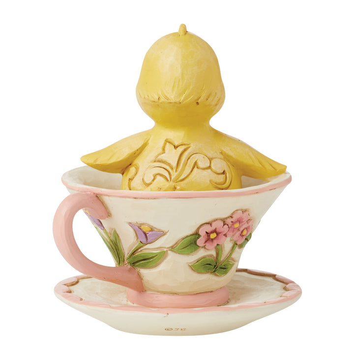 Tiny Chick in a Teacup Figurine - Heartwood Creek by Jim Shore