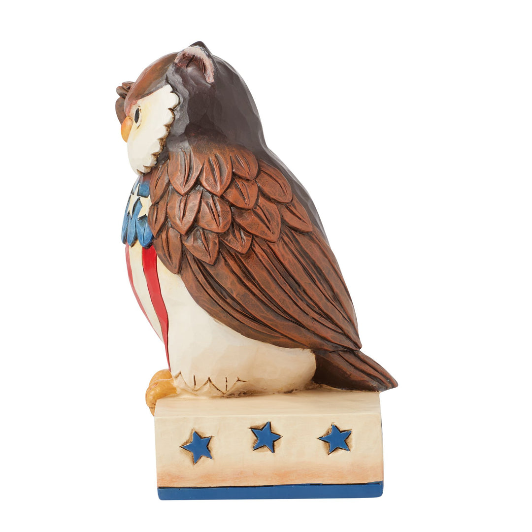 Proudly Perched (American Owl Figurine) - Heartwood Creek by Jim Shore